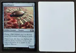SIGNED MtG Magic Franz Vohwinkel Foil M15 Artist Proof _ ORNITHOPTER _ 1/50 VHTF - Image 1
