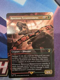 Ravenous Tyrannosaurus (Borderless) Universes Beyond: Jurassic World Regular - Image 1