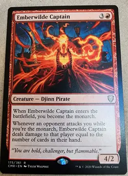 Emberwilde Captain - #175 Regular - Commander Legends - Mtg - Image 1