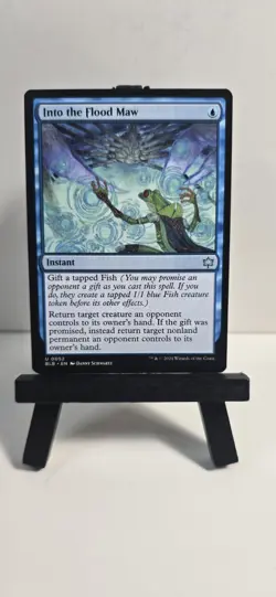MTG Into the Flood Maw 52 BloomBurrow Uncommon Instant NM Non Foil - Image 1