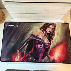 MTG Liliana Playmat 2019 Ultra Pro Magic The Gathering Preowned READ - Image 1