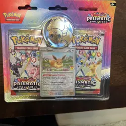 Pokemon TCG: Scarlet & Violet Prismatic Evolutions 2 Pack Blister & Eevee Promo - Image 1