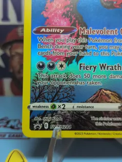Pokemon TCG Black Star Promo Galarian Moltres SWSH284 NM NP - Image 4