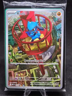 Pokemon TCG Riolu 010 Mega Evolutions Black Star Promo Sealed w/dividers NM - Image 1