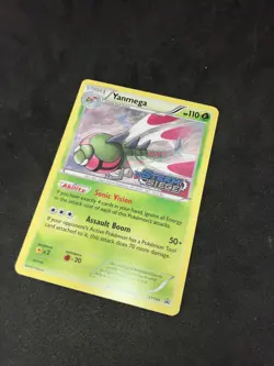 2016 Yanmega XY144 Prerelease Promo NM -Rare Holo Pokemon Steam Siege - Image 2