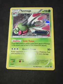 2016 Yanmega XY144 Prerelease Promo NM -Rare Holo Pokemon Steam Siege - Image 5