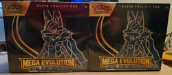 Pokemon Mega Evolution ETB's, New Unopened - Image 1