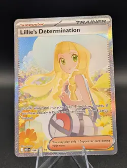 Lillie's Determination 184/132 NM - Pokemon TCG ME01: Mega Evolution Holo SIR - Image 1
