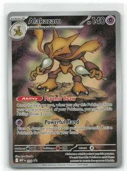 Alakazam 009 Pokemon Mega Evolution ETB Black Star Promo MINT! - Image 1