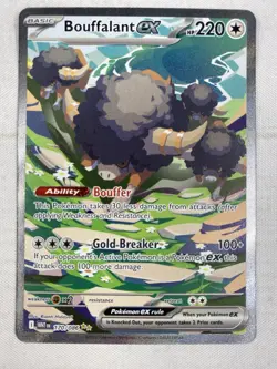 Bouffalant ex 170/086 SIR SPECIAL ILLUSTRATION RARE HOLO White Flare Pokemon NM - Image 1