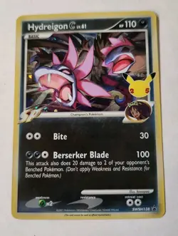 Pokemon TCG - Hydreigon C SWSH138 - Black Star Promo - Celebrations Collection - Image 1