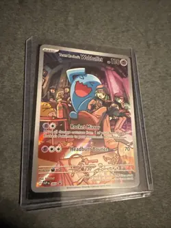Team Rocket’s Wobuffet Promo 203 English Destined Rivals Pokemon TCG NM - Image 1