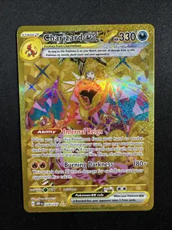 Charizard EX 228/197 Obsidian Flames - Gold Hyper Rare Pokemon English - Image 1