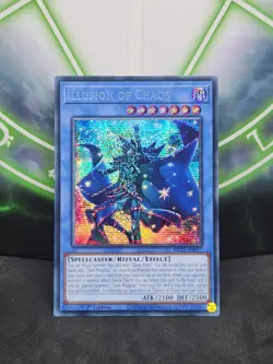Yugioh Illusion of Chaos MP23-EN017 Prismatic Secret Rare 1st Edition NM - Image 1