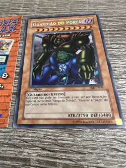 Yugioh Gate Guardian MRD-000 Secret Rare 1st Edition Portuguese PMT-P000 NM - Image 3