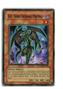 EVIL HERO INFERNAL PRODIGY DP06-EN008 UNLIMITED Yugioh TCG LP - Image 1