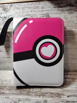 Pokemon 3-ring Card Binder, 4 Pocket, Zippered, 60 Empty Page Collector's Album - Image 1
