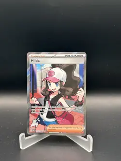Hilda 164/086 Full Art Ultra Rare White Flare Holo Pokemon TCG Card English - Image 1
