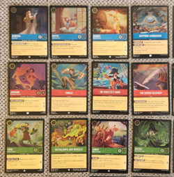 2023-24 DISNEY LORCANA 40-CARD COLD FOIL LOT No Doubles - All Mint! - Image 2