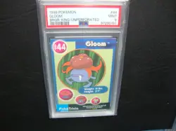 1999 Burger King Pokemon gloom UnPerforated card #44 Psa 9 Mint - Image 1