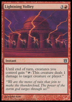 MTG: Lightning Volley - Born of the Gods - Magic Card - Image 1