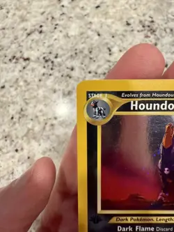 Houndoom 08/64 1st Edition Holo Neo Revelation Pokemon Card TCG - LP - Image 2