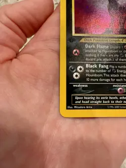 Houndoom 08/64 1st Edition Holo Neo Revelation Pokemon Card TCG - LP - Image 5