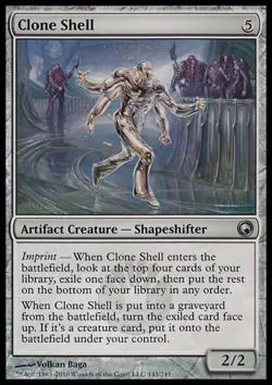 MTG: Clone Shell - Scars of Mirrodin - Magic Card - Image 1