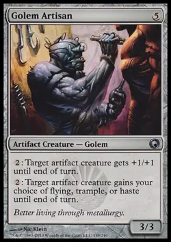 MTG: Golem Artisan - Scars of Mirrodin - Magic Card - Image 1