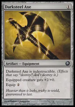 MTG: Darksteel Axe - Scars of Mirrodin - Magic Card - Image 1