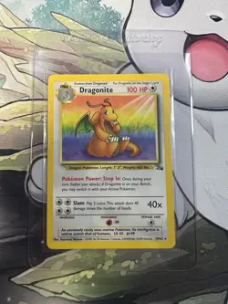 Dragonite 19/62 - Fossil Set WOTC *PSA 10 - GEM MINT* Rare Pokemon Card - Image 1