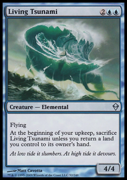 MTG: Living Tsunami -Zendikar - Magic Card - Image 1