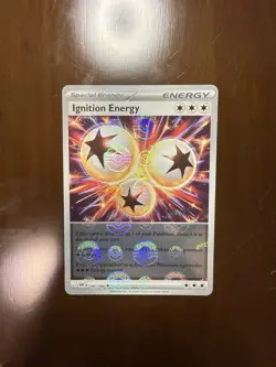 Pokemon Card TCG Ignition Energy White Flare Poke Ball Reverse Holo 086/086 - M - Image 1