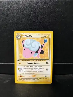 Flaaffy 28/64 - 1st Edition - Neo Revelation - Vintage WOTC POKEMON CARD - Image 1
