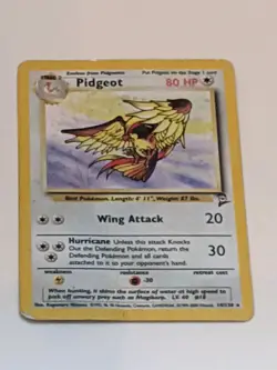 Pokemon Pidgeot TCG Holo Card 014/130 Base Set 2 Vintage - Image 2
