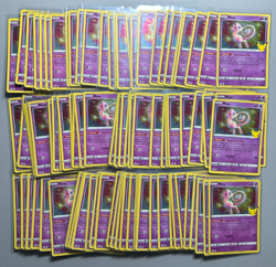 2021 Pokemon Celebrations Mew 011/025 Holo Rare Lot of 87 cards NM-M 87X - Image 1