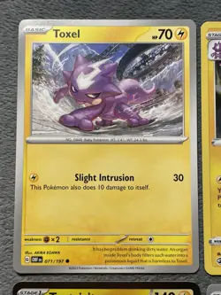Toxel Toxtricity Lot Rare Holos Reverse Holo Pokemon Cards 2021-2023 - Image 2