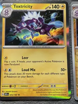 Toxel Toxtricity Lot Rare Holos Reverse Holo Pokemon Cards 2021-2023 - Image 5