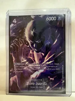 One Piece Card Game Zoro-Juurou ST18-004 Super Rare English Edition SP - Image 1