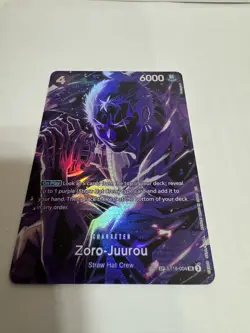 One Piece Card Game Zoro-Juurou ST18-004 Super Rare English Edition SP - Image 2