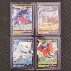 Garchomp V + Stonjourner V + Darmanitan V + Orbeetle V - Pokemon Cards Lot #213 - Image 1