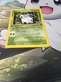 Nidoran 1st Edition 57/64 Jungle WOTC Pokemon Card - Image 4