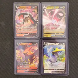Houndoom V + Regidrago V + Talonflame V + Cramorant V - Pokemon Cards - Lot #212 - Image 1