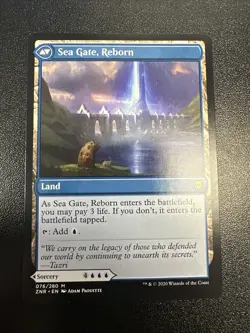 MTG Card Sea Gate Restoration Zendikar Rising 076/280 Regular Rare NM JL - Image 2