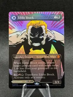 Peter Parker Eddie Brock Miles Morales MTG x Marvel's Spider-Man Lot Of 3 Cards - Image 3