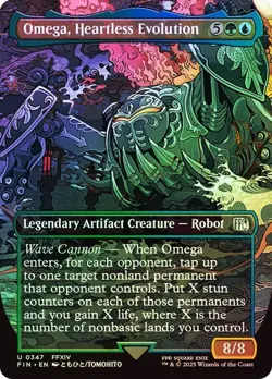 Omega, Heartless Evolution Foil Borderless FINAL FANTASY NM MTG - Image 1