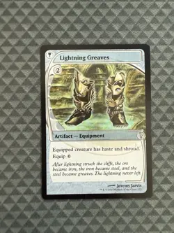 MTG Lightning Greaves #225 Future Sight Uncommon Mystery Booster 2 (MB2) - Image 1