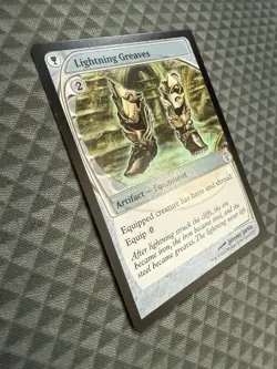 MTG Lightning Greaves #225 Future Sight Uncommon Mystery Booster 2 (MB2) - Image 2