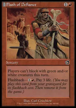 Flash of Defiance x1 1x FOIL Torment LP MTG - Image 1