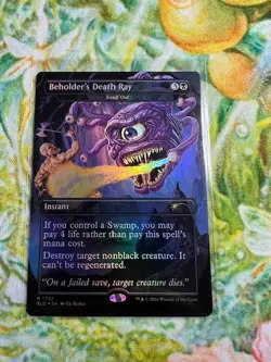 Beholder's Death Ray - Snuff Out (Foil) MTG: Secret Lair *Pack Fresh* - Image 1